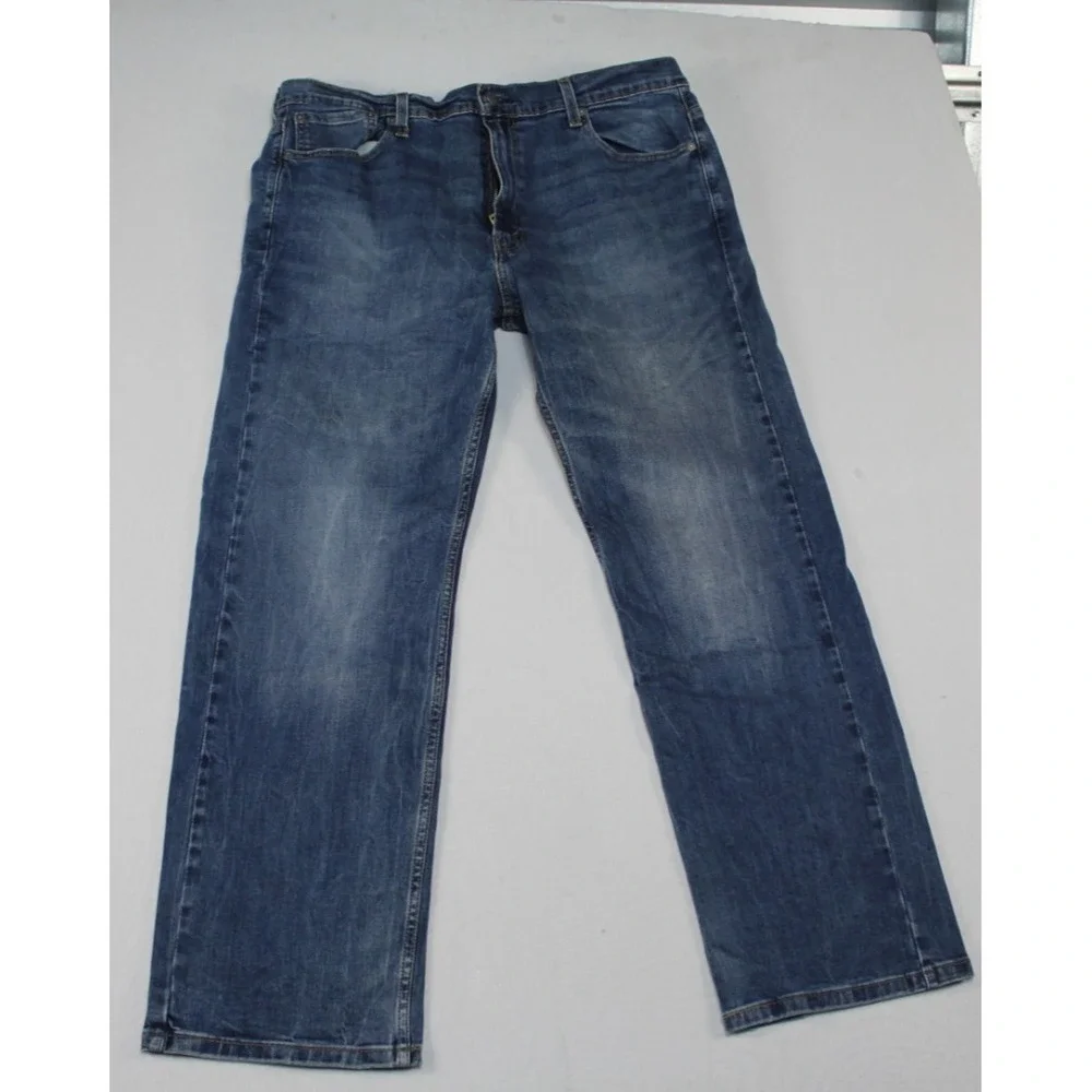 Levi's 589 Men Blue Jeans Casual Denim Straight Size 36X32